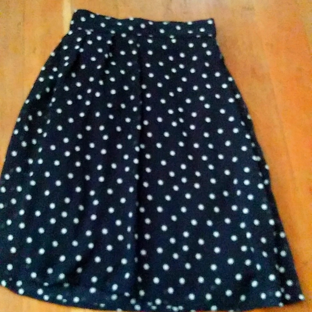Polka dot skirt